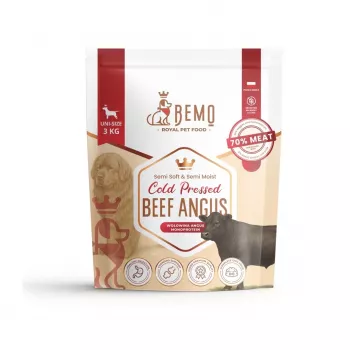 BEMO Cold Pressed Beef Angus Mono sucha karma dla psów 3kg