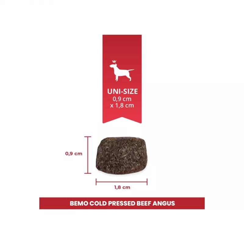 BEMO Cold Pressed Beef Angus Mono sucha karma dla psów 3kg