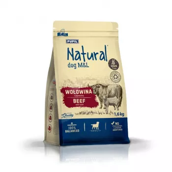 NATURAL Beef with Lamb M&L Sucha karma dla psów 1,6kg