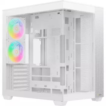 Obudowa Mid-Tower Ocypus Delta C74 ARGB White Panoramic Glass