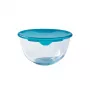 Szklana miska do mieszania PYREX z pokrywką 2,3L Ø21cm