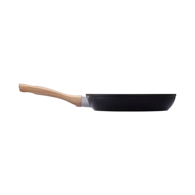 PYREX Panna Cook&Care Ø28cm Patelnia, Aluminium, Titanium 2X Non-Stick, Thermo-Signal, Indukcja, Czarny