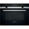 Siemens CM585AGS1 iQ500 Piekarnik mikrofalowy do zabudowy Czarny/Stal nierdzewna