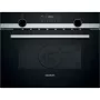 Siemens CM585AGS1 iQ500 Piekarnik mikrofalowy do zabudowy Czarny/Stal nierdzewna