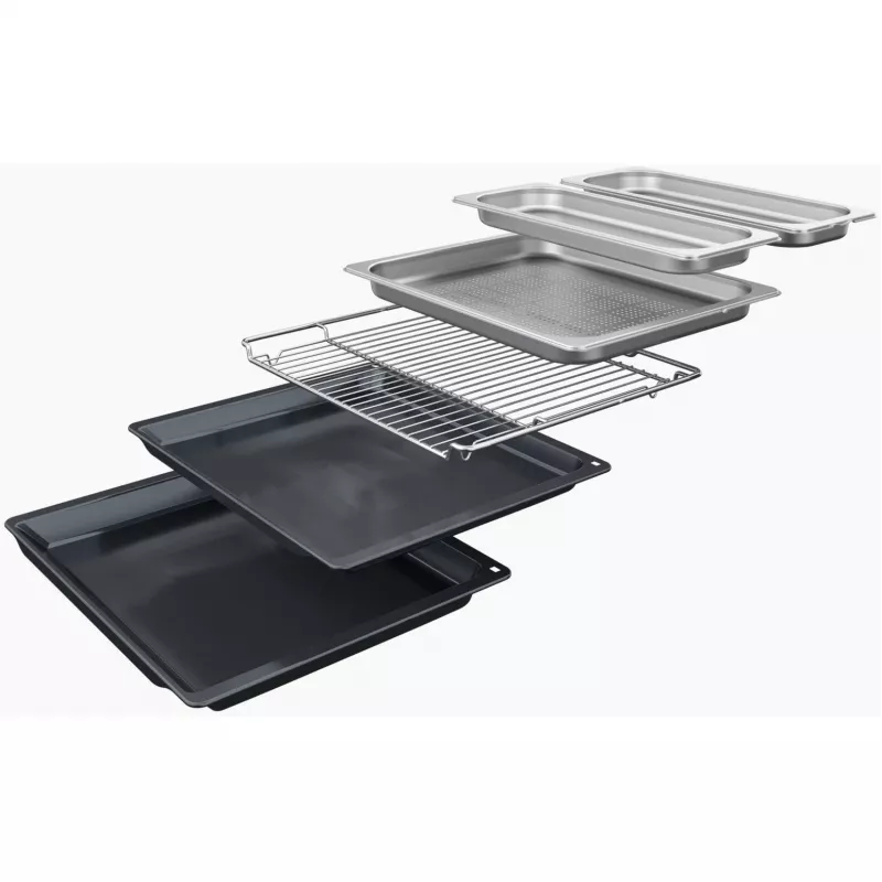 Neff B64FS31N0 N90 Piekarnik do zabudowy z FullSteam, 71L, stal nierdzewna