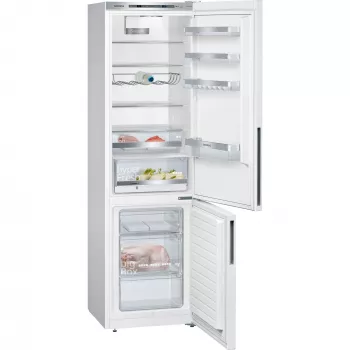 Siemens KG39EAWCA iQ500 Wolnostojąca Chłodziarko-Zamrażarka 201 cm Wysokość Klasa Efektywności Energetycznej C Biały