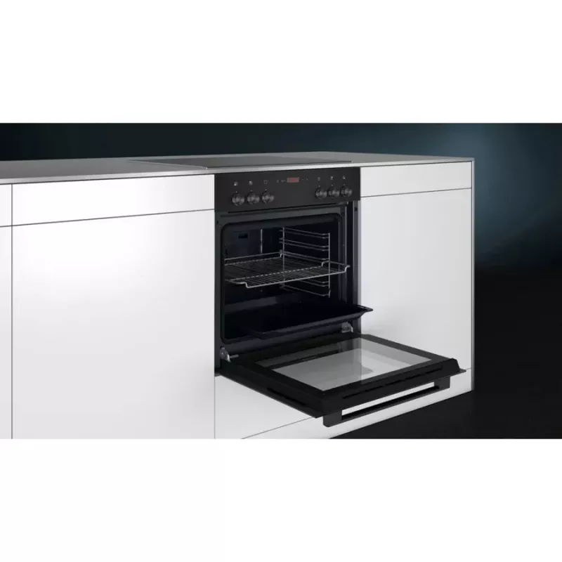 Siemens EQ110KAVB Zestaw Piekarnika i Płyty do Zabudowy, 71 L, Płyta Ceramiczna, Stal Nierdzewna