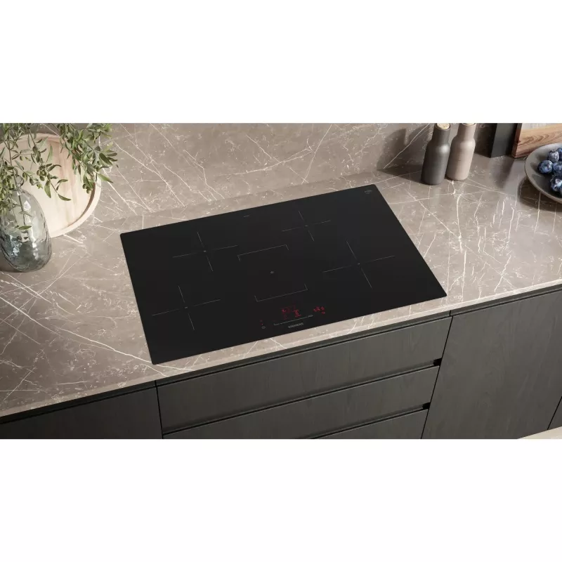 Siemens EH801HFB1E iQ300 Płyta indukcyjna 80 cm Czarna, Montowana na równi (Zintegrowana)