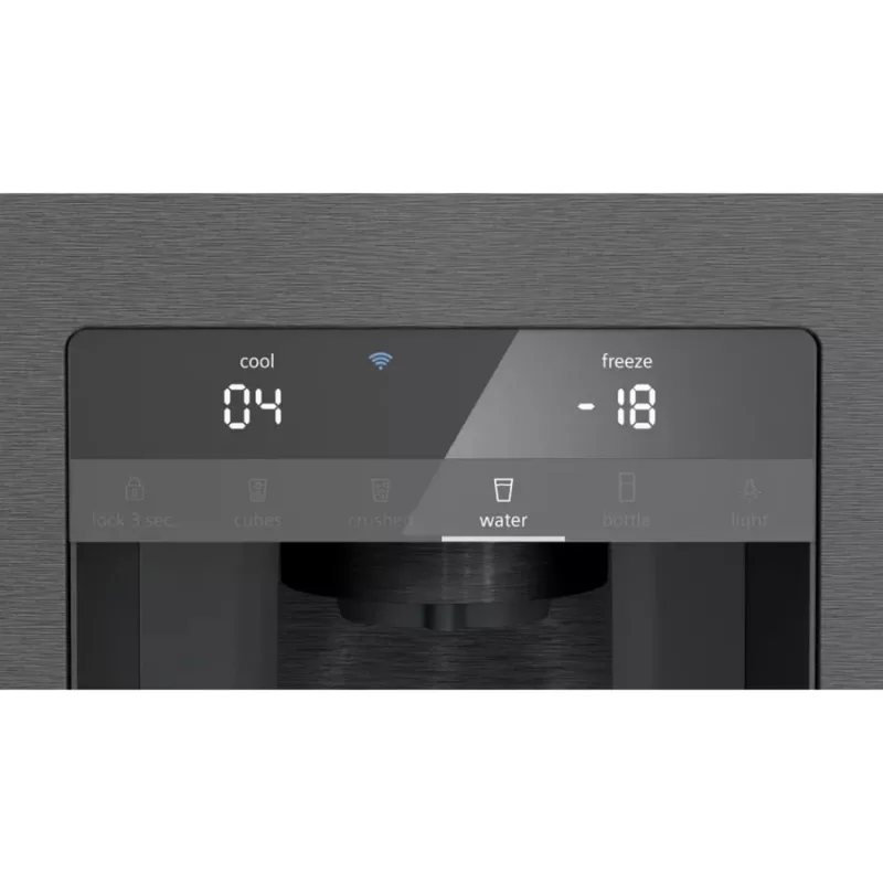 Siemens KF96DPXEA iQ700 French Door Side-by-Side Chłodziarko-Zamrażarka z Dozownikiem Wody i Lodu, 183 cm, Klasa Energetyczna E, Stal Nierdzewna