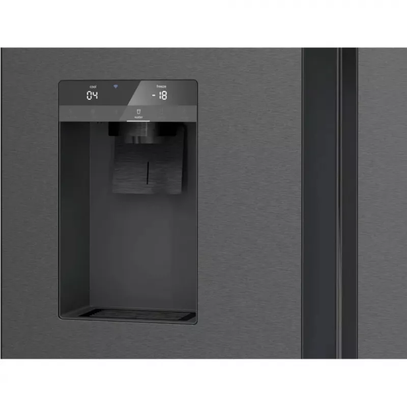 Siemens KF96DPXEA iQ700 French Door Side-by-Side Chłodziarko-Zamrażarka z Dozownikiem Wody i Lodu, 183 cm, Klasa Energetyczna E, Stal Nierdzewna