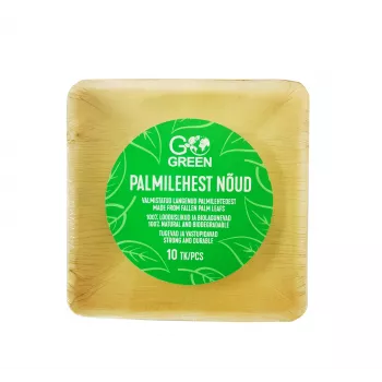 Miseczki z liści palmy GOGREEN Go Green 13x13cm 10 szt.