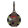 NEWILL Natura patelnia indukcyjna 24 cm z ochronnym rantem, brązowa