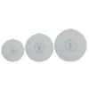 ASI COLLECTION Zestaw 3 silikonowych pokrywek Ø20/26/30cm Szary