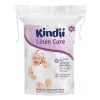 Kindii Linen Care Baby Płatki kosmetyczne, 100% czysta bawełna, hipoalergiczne, testowane dermatologicznie, 50 szt.