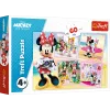 TREFL Puzzle 60 elementów - Lovely Minnie - Disney Minnie Mouse