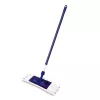 YORK Smart Flat Mop Brush 45x15 cm z teleskopowym uchwytem 74-130 cm, mikrofibra, szary/niebieski
