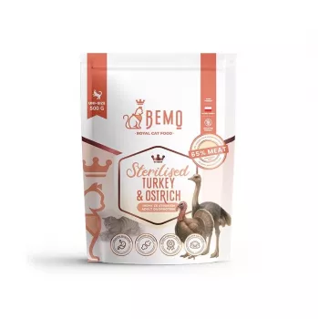 BEMO Cat Sterilised Indyk i Struś - Sucha karma dla kotów - 500g