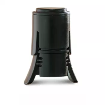 Le Creuset korek do wina musującego SW-106 korek do szampana 9cm matowy czarny