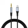 Kabel audio VIPFAN L05 Lightning na 3,5 mm AUX, 1 m, szary