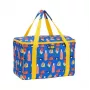 GIOSTYLE Torba termiczna Evo Square Assorted, zielona/czerwona/niebieska z dekoracją, 15 l