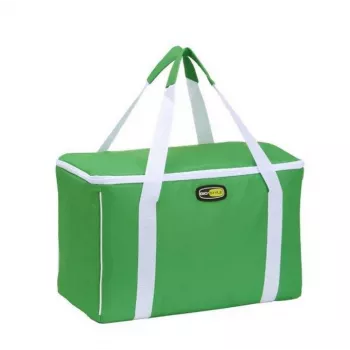 GIOSTYLE Torba termiczna Evo Square Assorted, zielona/czerwona/niebieska z dekoracją, 15 l