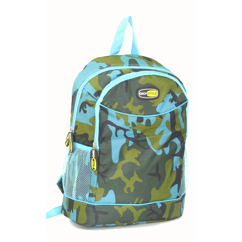 Plecak termiczny GIOSTYLE Camouflage 20L - fuksja/niebieski/żółty/biały