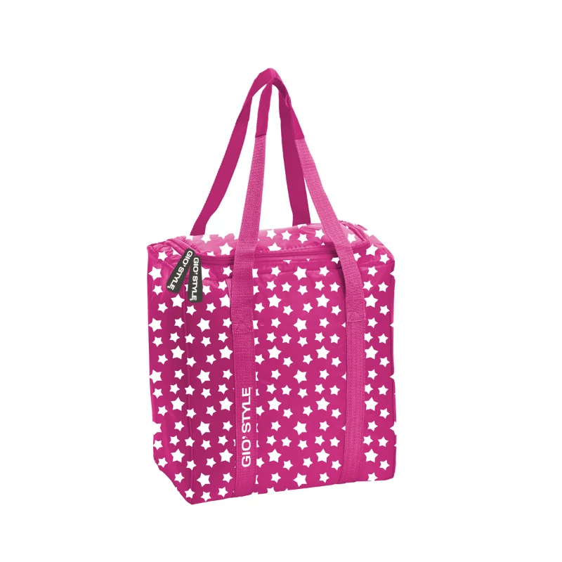 GIOSTYLE Torba termiczna Stars 28 w różnych kolorach czerwony/zielony/niebieski/różowy