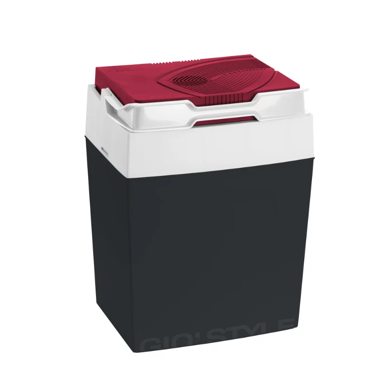 GIOSTYLE Brio 30 / 12V ciemnoszaro-czerwono-niebieska elektryczna chłodziarka turystyczna
