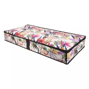ORDINETT Pudełko do przechowywania ubrań 107x50x15 cm Floral Beauty