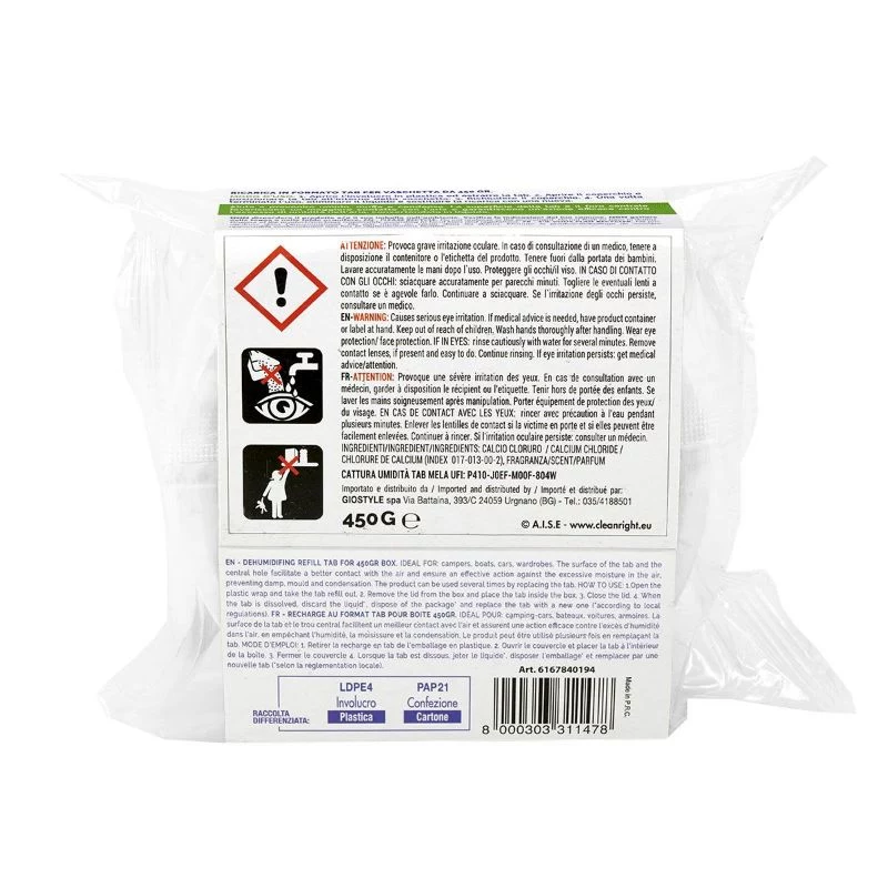 Tabletka uzupełniająca pochłaniacz wilgoci ORDINETT 450g Jabłko
