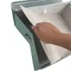 ORDINETT Prostokątne pudełko do przechowywania z zamkiem błyskawicznym 42x32x14 cm Miętowe