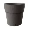 STEFANPLAST Ethica Doniczka z podstawką Ø40x39cm Szary