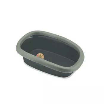 STEFANPLAST Kuweta dla kota Sprint 10 43x31x14 cm szaro-zielona