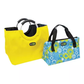 GIOSTYLE Bag In The City zestaw toreb termicznych, mieszane, niebiesko-żółty/żółto-niebieski
