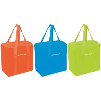 GIOSTYLE Fiesta Vertical Assorted torba termiczna, pomarańczowy/jasnoniebieski/zielony