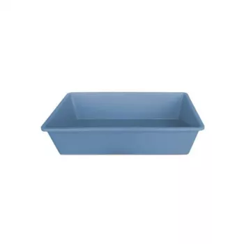 STEFANPLAST Kuweta dla kota 40x30x10 cm niebieska