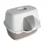 STEFANPLAST Kuweta dla kota Tres Chic Outdoor 56x54,5x39cm Biało-jasnoszara