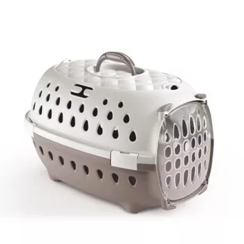STEFANPLAST Travel Chic Transporter dla zwierząt 50x34,5x32 cm Biały/Jasnoszary