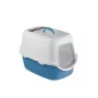 STEFANPLAST Cathy Filter Zamknięta Kuweta dla Kota z Filtrem 56x40x40 cm Biało/Niebieska