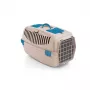 STEFANPLAST Gulliver 3 Transporter dla zwierząt z metalowymi drzwiczkami 61x40x38 cm Biały Travertine