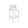 BICA Ogródowy Hoker Barowy Volga Stool 65 50x49x89cm Biały
