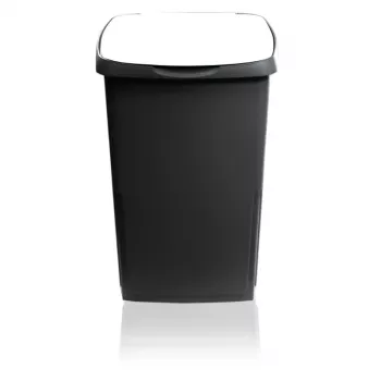 Kosz na odpady z pedałem GIOSTYLE Eco Solution 45L ciemnoszary/biały 37x36x53.5cm