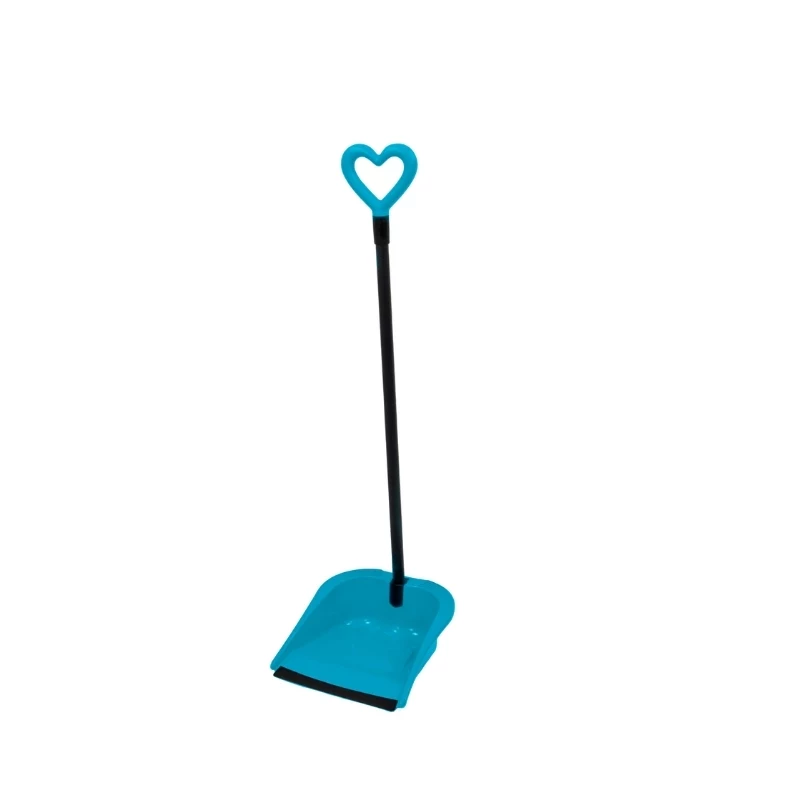 GIOSTYLE Rubber Hair Scoop Love zestaw ze szufelką i szczotką, 24,5x27x85 cm, różne kolory
