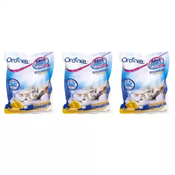 Wkład do pochłaniacza wilgoci ORDINETT 3 x 450 g o zapachu cytrynowym do Aero 360°