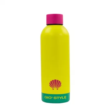 GIOSTYLE Butelka Fluo 0,5 l, mieszane kolory: różowy/żółty/zielony/niebieski