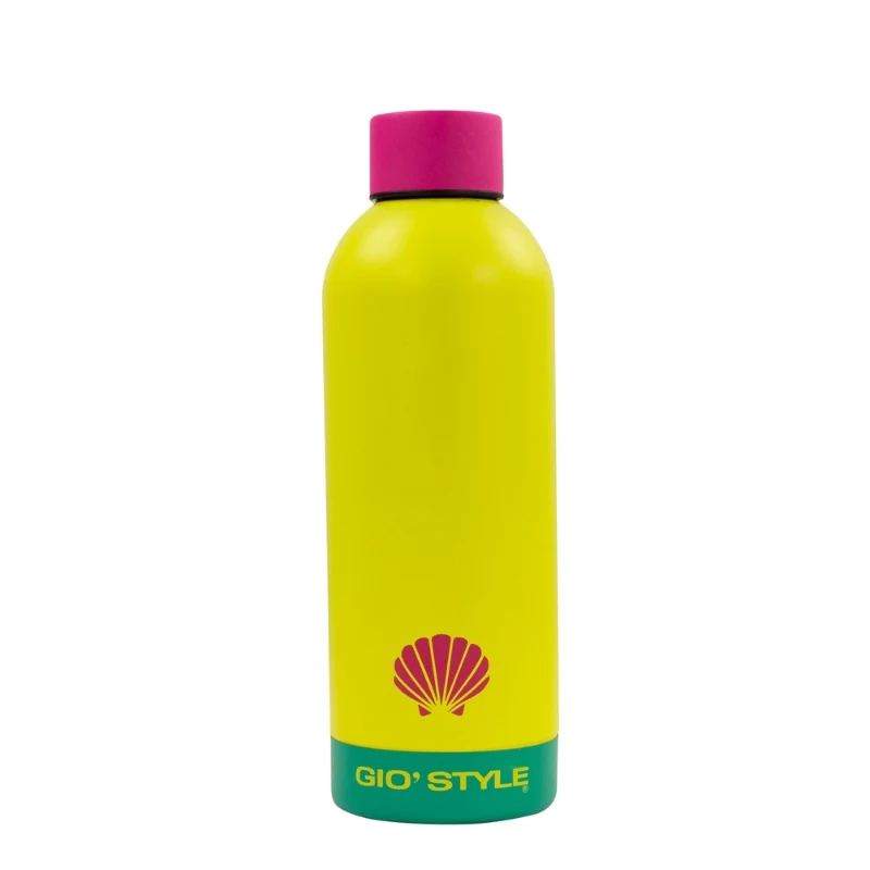 GIOSTYLE Butelka Fluo 0,5 l, mieszane kolory: różowy/żółty/zielony/niebieski
