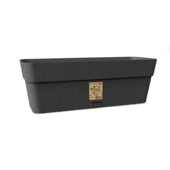STEFANPLAST Ethica Skrzynka na kwiaty z podstawką 50x18x17 cm Szary