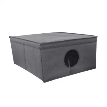 ORDINETT Składane pudełko rozmiar M 48x36x19 cm szary