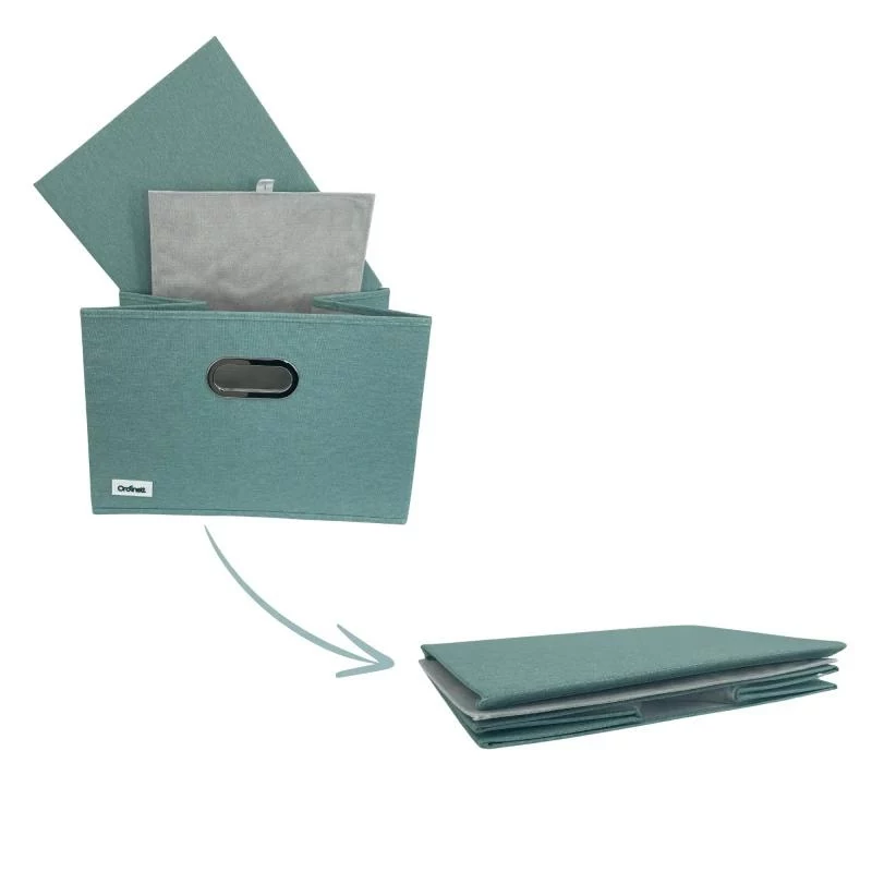 ORDINETT Box S Pudełko do przechowywania 29,5x22,5x16,5 cm Miętowe Polipropylen 11 L