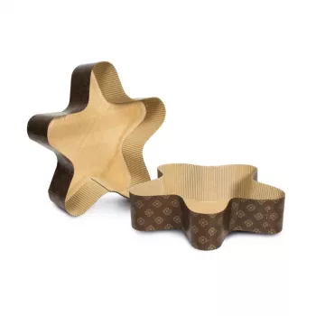 GUARDINI Gwiazdkowe papierowe formy do pieczenia 3 szt. Easy Bake 25x21cm